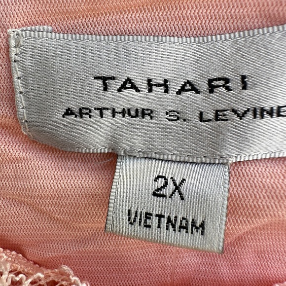Tahari ASL Blush Pink Tank‎ Top Floral Lace Elegant Size 2X Office NWT - Picture 3 of 10